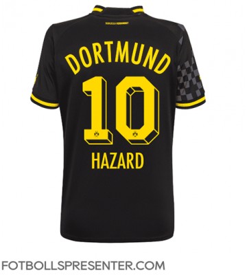 Borussia Dortmund Thorgan Hazard #10 Borta Matchtröja Dam 2022-23 Kortärmad